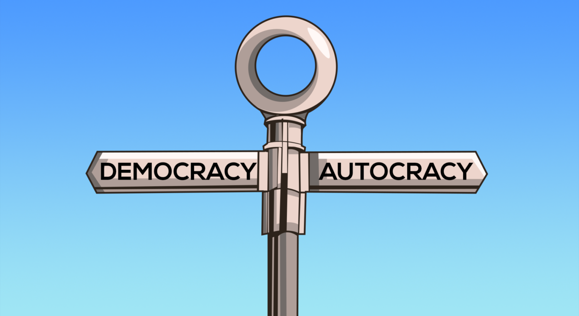 Political regimes in a race to fight a pandemic