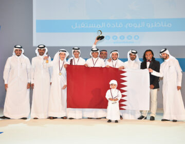 فريق عنابي المناظرات باللغة العربية