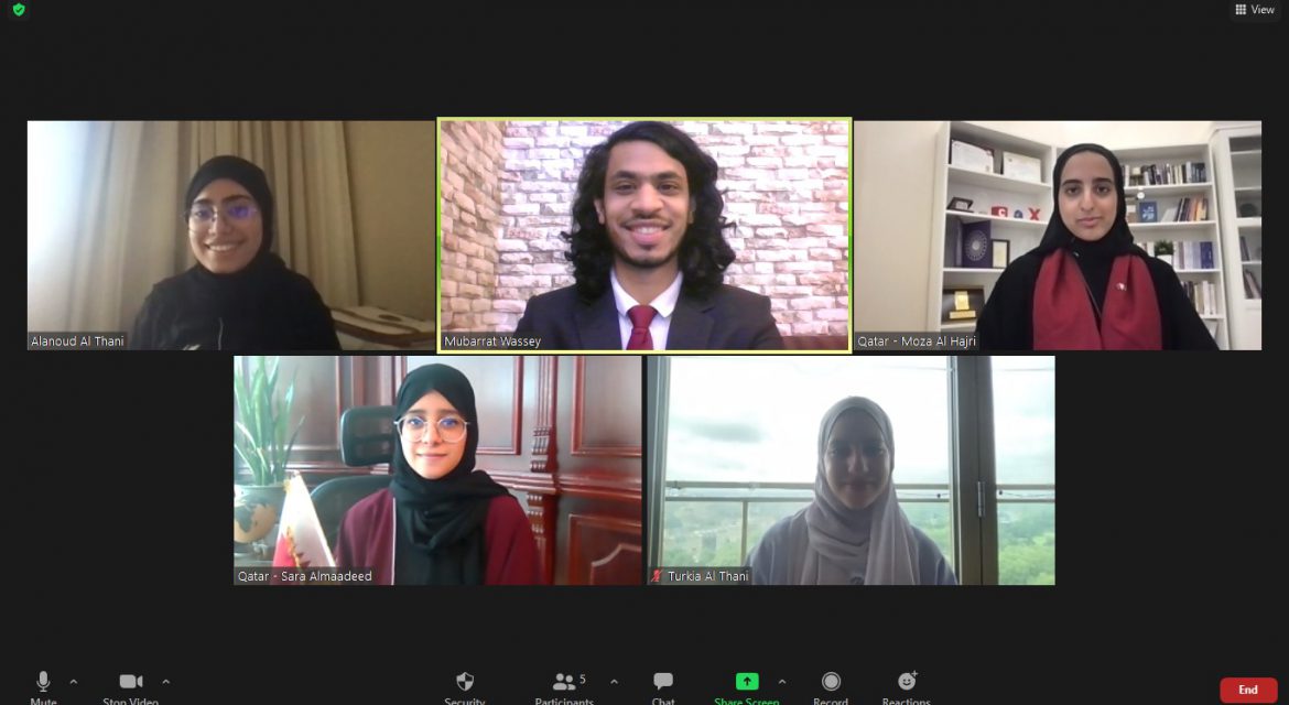 Team Qatar writing history at the WSDC