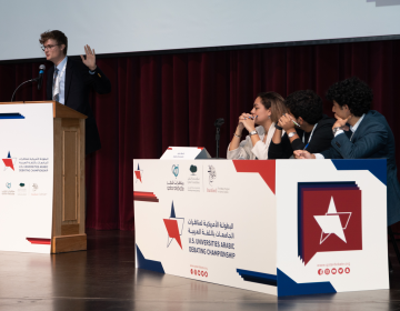 مناظرات قطر يختتم البطولة الأمريكية الثالثة لمناظرات الجامعات باللغة العربية